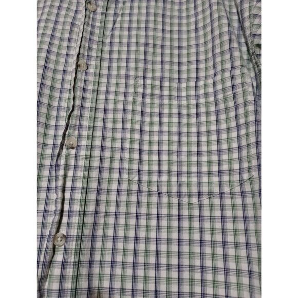 Wrangler Shirt Men's Small Green Blue‎ Button Front - Picture 3 of 7